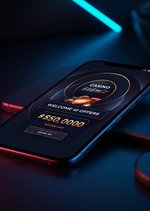 Screenshot of Digits 7 Casino lobby displaying popular slot games and a generous welcome bonus banner, all optimized for mobile devices.