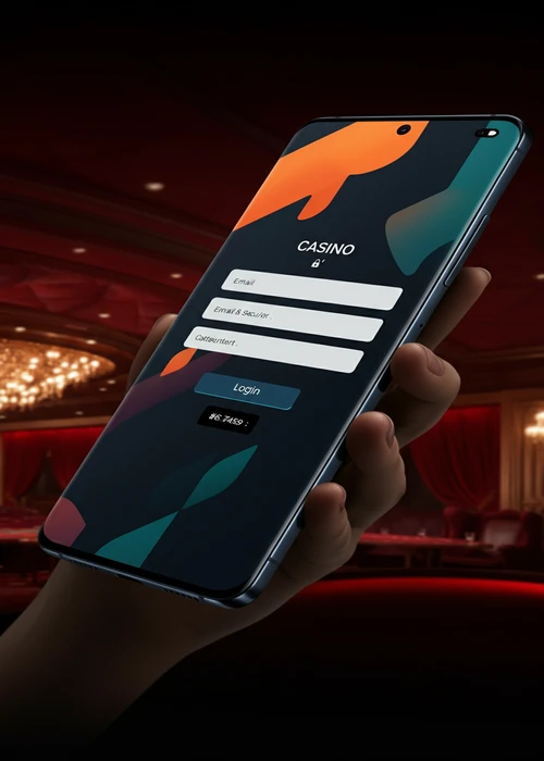 Screenshot of Digits 7 Casino's secure login interface showing fields for username and password with a clear 'Login' button, emphasizing easy access and security features for players.